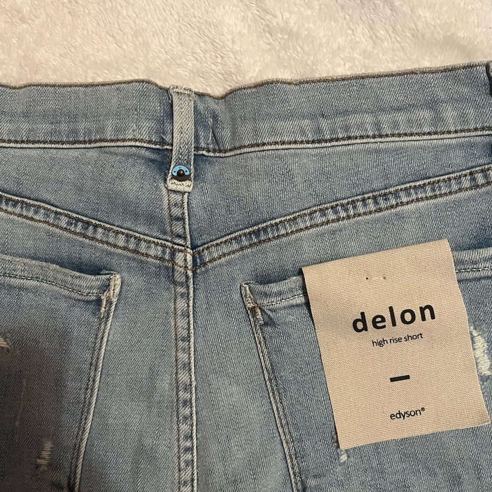 Edyson Distressed Denim Shorts - Picture 7 of 7